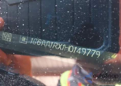 2017 Cadillac Ats Standard из США, поврежденный, VIN 1G6AA1RX1H0149779